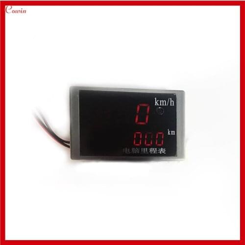 New Universal 2 in 1 12v / 24v Car Truck Speedometer Speed Meter + Odometer Gauge