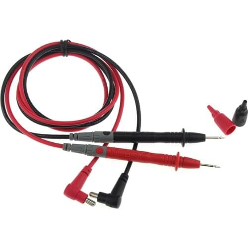 1Pair Universal Digital 1000V 10A Thin Tip Needle MultiMeter Test Lead Probe Wire Pen Cable Multimeter Tester