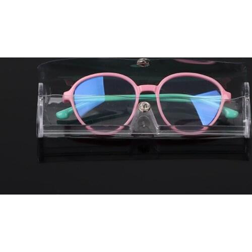 Men Women Waterproof Transparent Glasses Holder Eyeglasses Case Plastic Glasses Box