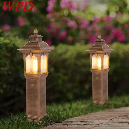 WPD Lawn Lamp Outdoor LED Waterproof Modern Patio Garden Light For Home Porch Garden Villa Post Light