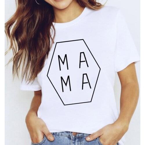 Women Graphic Letters Printing Fashion Short Sleeve Tees Summer Cartoon Words Printed Clothes Tops Female Tshirt Ladies T-Shirt