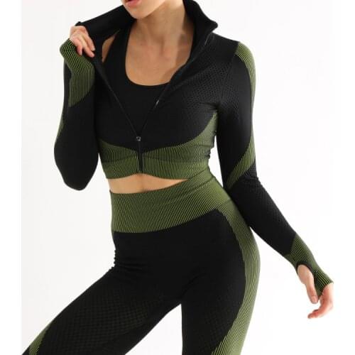 Fitness Suits Yoga Women Outfits 3pcs Sets