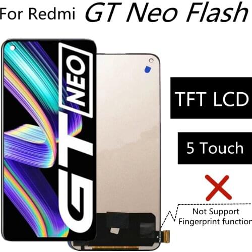 6.43" TFT LCD For Realme GT Neo Flash LCD Display Touch Screen Assembly Replacement Accessory