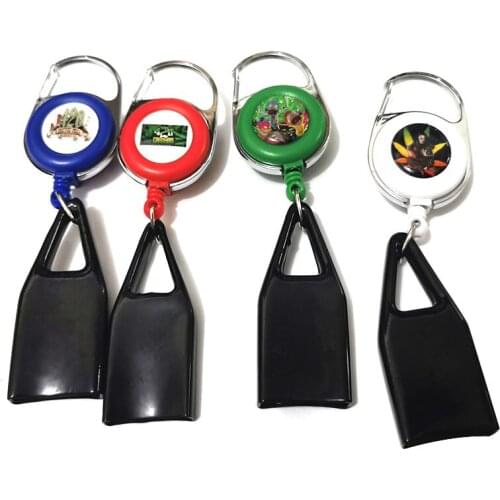 1Pcs Protective Silicone Lighter Protective Cover With Retractable Keychain Regular Size Waterproof Lighter Holder Sleeve Smokin