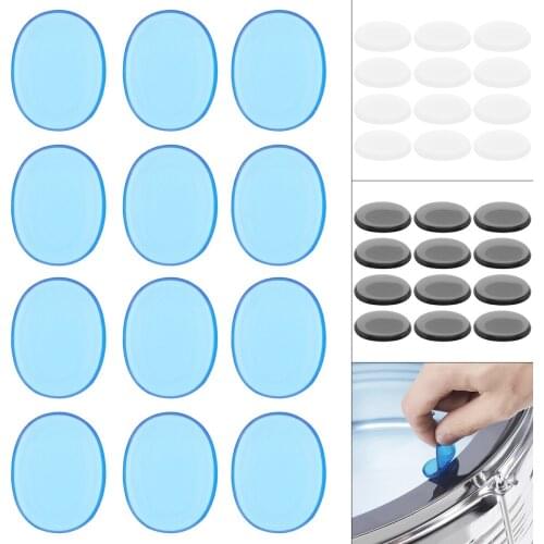 12pcs/lot Drum Mute Pad Transparent Silicone Jazz Snare Drum Muffler 3 Colors Optional
