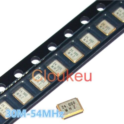 3225 3.2*2.5mm Crystal 30M 32M 32.768M 33M 33.330M 36M 38M 40M 45M 48M 50M 54MHz