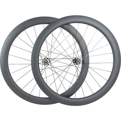700c 60mm clincher U shape road disc carbon wheelset 25mm wide straight pull disk brake wheels UD 3K 12K matte glossy 6 bolt CL