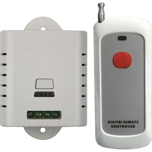 120v 220v wireless remote control switch with manual button 1 receiver + 1pcs(JRL20) transmitter smart home