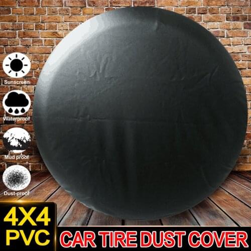 Tire Cover Case Car Covers 14" 15" 16" 17" inch PVC Spare Tire Cover Wheel Cover Case Protector Bag Pouch For Cars