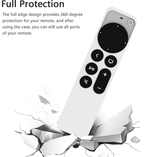 For TV 4K Siri Remote 2021 Diamond Anti-slip Pattern Shockproof Case Remote Control Covers Smart Accessories Tools Gifts
