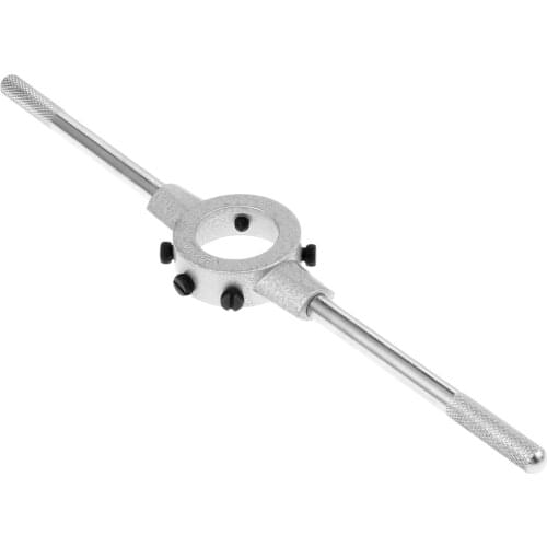 DRELD 1Pc 38mm Die Wrench Steel Circular Die Hand Hinge For M12-M14 Dies Threading Tools Metal Workpiece Thread Maker Hand Tools