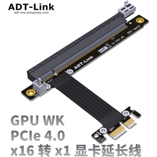 PCI Express PCIe Gen4.0 X1 X16 Riser Graphics Card Ribbon Extension Cable 25cm PCI-E 1x 16x 4.0 for BTC Miner