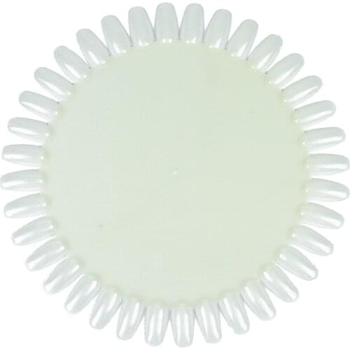 36 Colors Round Nail Polish Gel Color Palette Chart Display Art Tip Large Size