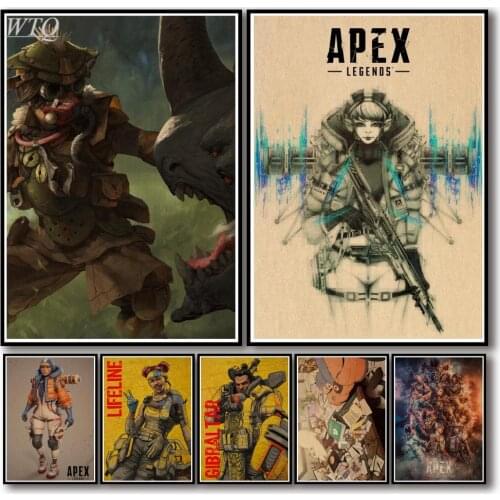 Retro Poster Game Poster Apex Anime Posters Canvas Painting Wall Decor Poster Wall Art Picture for Living Room Decor Home Decor
