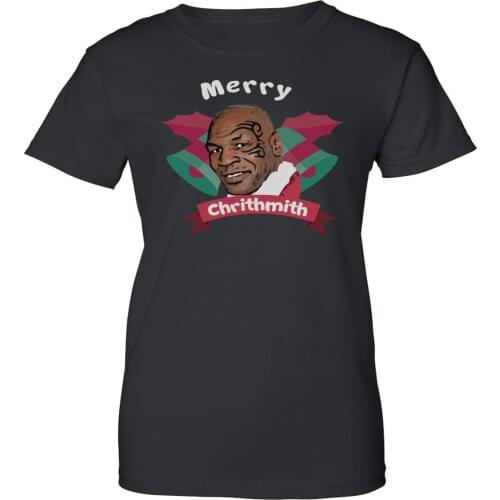 MERRY CHRITHMITH - MIKE TYSON CHRISTMAS Womens T-Shirt