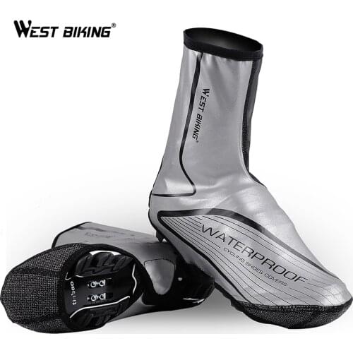 WEST BIKING Unisex Cycling Shoe Cover Warm Windproof Overshoes Waterproof Outdoor Boot Cover MTB Bike Cycling Equipment