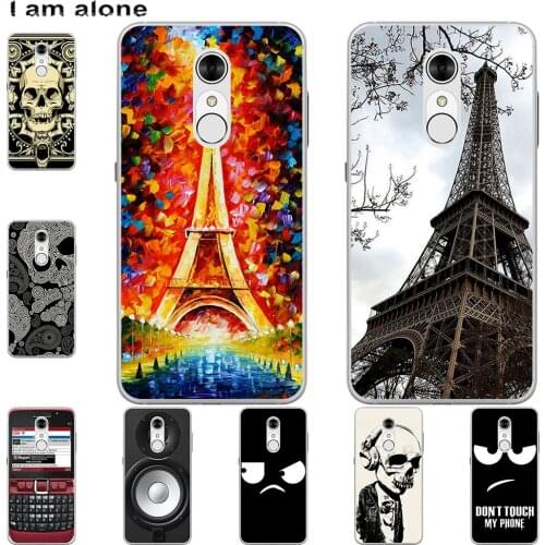 I am alone Phone Case For ZTE Blade A530 A610 (Voyage 4) A610 Plus A910 Soft TPU Mobile Cute Fashion Cartoon Printed Bag