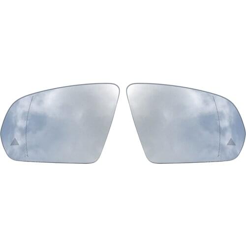 For Mercedes-Benz C E S GLC Class W205 W222 W217 W213 W238 GLC 2015-2019 Replacement Heated Blind Spot Warning Rear Mirror Glass