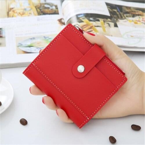Women Wallets Billetera Mujer Zipper Hasp Coin Pocket Ladies Mini Wallet Small Womens Wallet Carteras Monederos Mujer