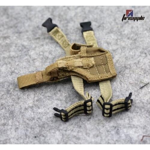 1/6 soldiers ph playhouse pmc legs hanging pistol silencer fast pull sets of models sand color Action Figures