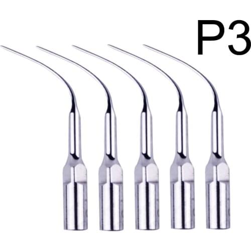 5X Dental Perio Scaling Tips P3 for EMS Woodpecker Piezo Scaler Handpiece SALE
