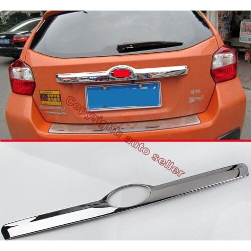 ABS Chrome Trunk Lid Cover Trim For Subaru XV 2011-2015