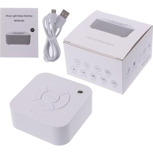 White Noise Machine USB Rechargeable Timed Shutdown Sleep Sound Machine For Sleeping & Relaxation For Baby Adult Office Travel