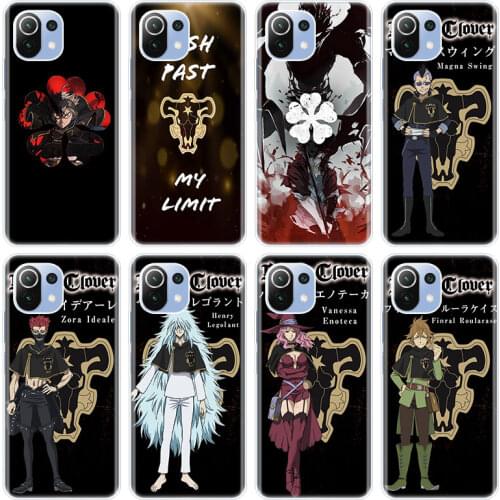 Black Clover Anime Asta Black bull Case for Xiaomi Mi POCO X3 NFC M3 F3 11X 11i 11 Ultra Note 10 S 10i 10T Pro 11 Lite 5G Cover