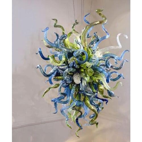 Artistic Floral Modern Glass Chandelier Lighting Fixture Indoor Lighting Hanging Lamps Chihuly Style Chandeliers Light Fixtures