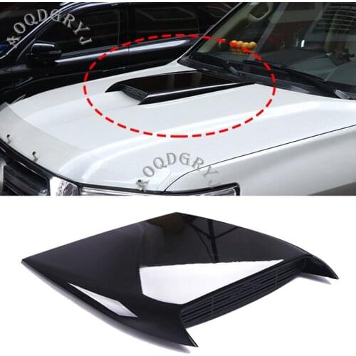Car Simulation Hood Vent Decor Sporty Air Flow For Toyota Land Cruiser 2016-2020 Car Accessories