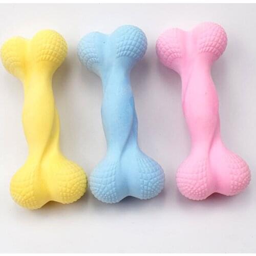 TPR Foamed Pet Chew Toys Environmentally Bones ShapeMolars Gnawing Dog Toy For Medium Big Dogs Training Interaction Dogs Toys