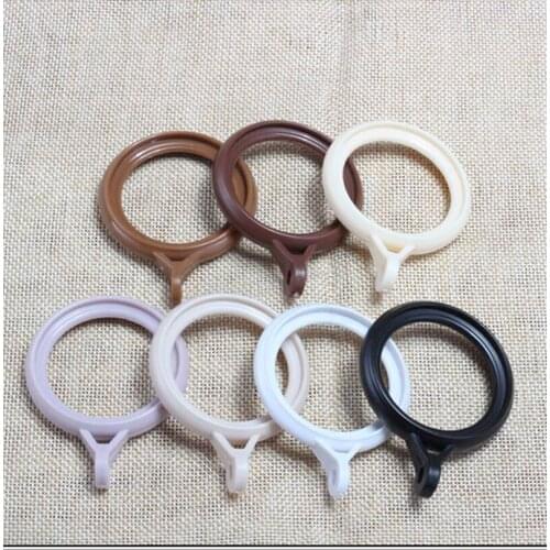 Quality nano mute ABS curtain rings&shower rings innner dia. 40mm for 19/22/25/28mm(3/4-IN,7/8-IN,1-IN,1.125-IN)diameter rods