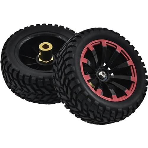 4pcs/set Model Car Tires Wheel with Adapter Coupler Upgrade Part for MN 1:12 MN90 MN90K MN91 MN91K MN45 MN45K MN99 MN99S RC Car