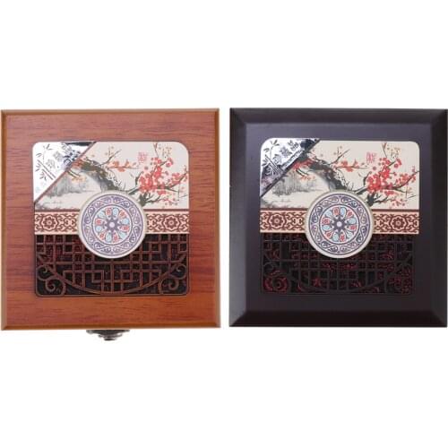 Delicate Wooden Bracelet Storage Box Jewelry Packaging Case, Square Wood Gift Box Showcase Jewelry Display