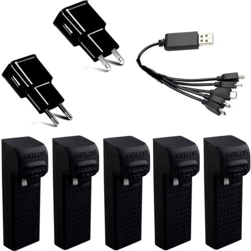 Original Battery With Charger For UDI U61 U61W A30 A30W Drone 3.7V 500mAh Lipo Battery RC Quadcopter Spare Parts Drone Battery