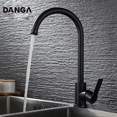 Rotatable Kitchen Faucet Mixing Tap Single Handle Double Control Faucet Stainless Steel Faucet Temperature Control Water Faucet