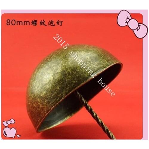 80MM Upholstery Nail Jewelry Box Wall Door Sofa Furniture Decorative Tack Stud Pushpin