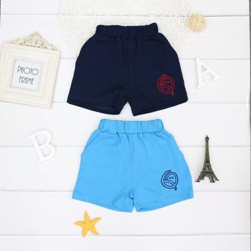 Baby Boys 2 Pcs/lot 100% Cotton Shorts for 1 to 5 years old with pocket Children Clothes Born Clothing