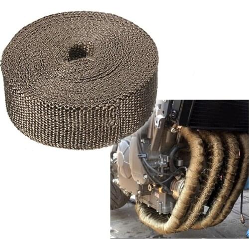 Motorcycle Exhaust Pipe Thermal Tape For yamaha nmax 155 xjr 400 yfz 450 neos xt660x r6 2000 mt 09 tracer mt 125 fazer 250