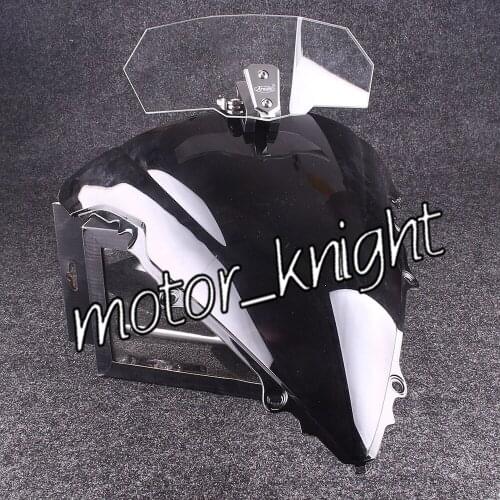 Universal Windscreen Spoiler Shield Fit Honda Suzuki Yamaha Kawasaki Gray