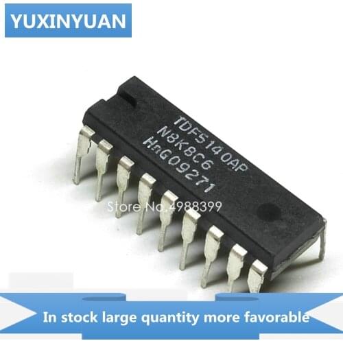 YUXINYUAN 10PCS/LOT TDF5140AP TDF5140A TDF5140 TDF 5140AP F5140AP DF5140AP DIP18 in stock in stock