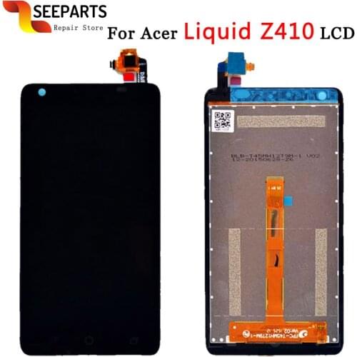 4.5" For Acer Liquid Z410 LCD Display Touch Screen Digitizer Assembly Replacement Parts For Acer Z410 LCD Display