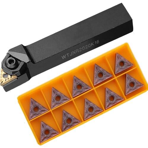 1pc WTJNR2020K16 External Turning Tool Holder 10pcs TNMG160408 TNMG160404 MA UE6020 VP15TF Carbide Insert Lathe Cutter Tools Set