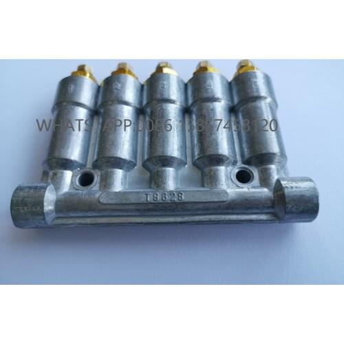 Haitian dedicated (THIN OIL )GREASE distributor Pressurized volumetric separator divider manifold 5 outlet T8628 / T8628Z