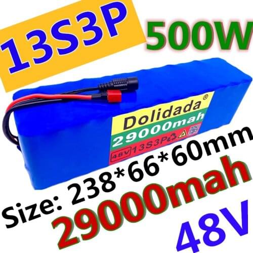 100% original NEW 48V36Ah 1000w 13S3P 48V Lithium ion Battery Pack 36000mah For 54.6v E-bike Electric bicycle Scooter with BMS