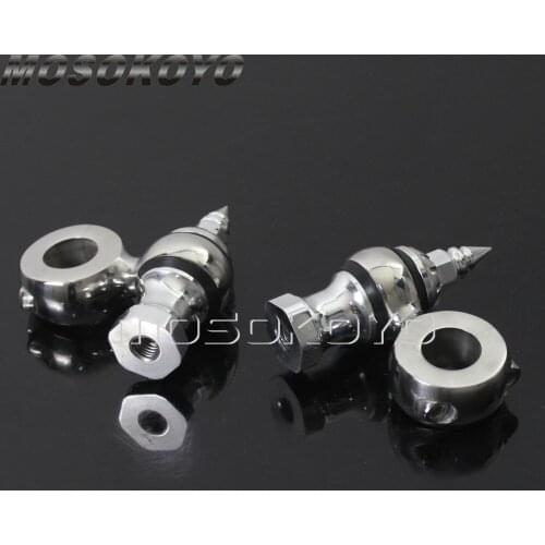 2" Rise 1" 25mm Handlebar Riser Vintage Custom Spike Bar Mount Clamp for Harley Sportster Touring Chopper Cafe Racer