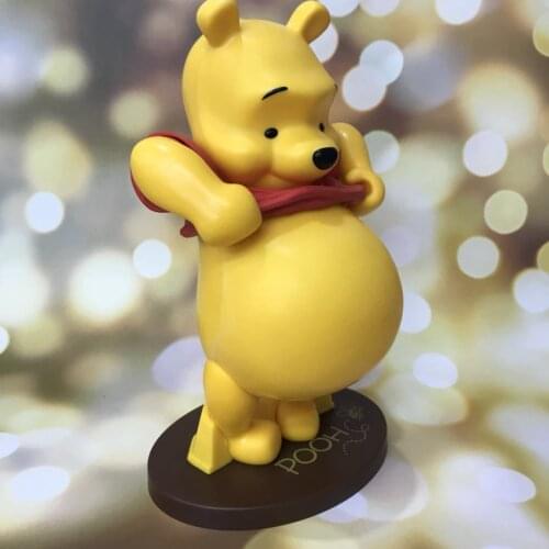 23cm Cartoon Pooh Bear Winnie the Pooh Action Figure Dolls Toy Winnie Pooh Anmie Figure Dolls Toy Birthday Gifts for Kids