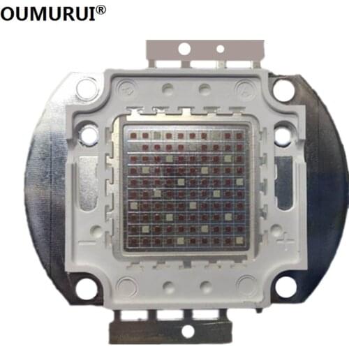 5PCS 10W/20w/30w/50w/100w cob chip Plant grow lights High power LED lamps Pink red blue 30mil EPILEDS Chip Free shipping