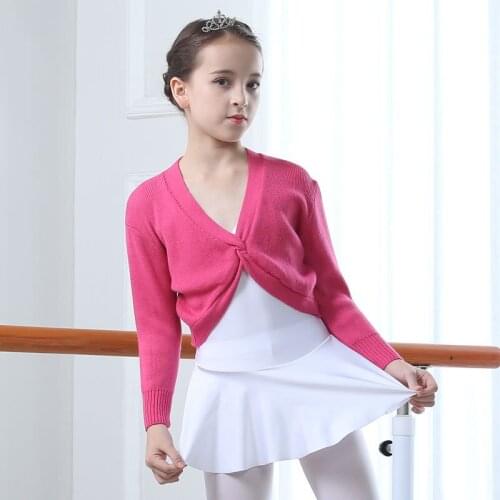 Ballet Tutu Dance Costume For Girls Long Sleeves Ballet Capelet Kids Dance Wear Ballerina Clothes GymnasticsDance Outfits JL1462