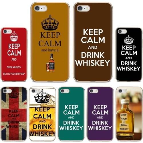 Enjoy Keep Calm and Drink Whiskey For Xiaomi mi Redmi Note 3 4 4X 5 6 7 8 8t 9 9s 9t 10 pro lite Accessories Phone Cases Cover
